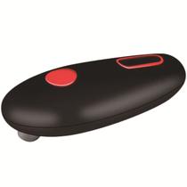 Abridor de latas elétrico, genérico, fácil de remover a tampa, preto