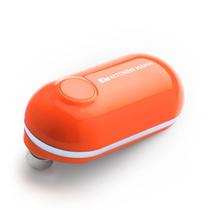 Abridor de latas elétrico Kitchen Mama Mini Smooth Edge Orange Abridor de latas elétrico Kitchen Mama Mini Smooth Edge Orange