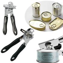 Abridor De Latas Em Inox Manual Abre Fácil Cozinha Multiuso - Facibom