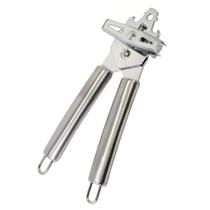 Abridor De Latas Manivela Profissional Aço Inox Sem Rebarbas