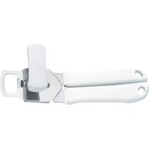 Abridor de Latas Tramontina Utilita em Aço Inox com Cabo de Polipropileno Branco Abridor de Latas Tramontina Utilita em Aço Inox com Cabo de Polipropileno Branco