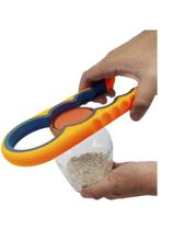 Abridor de Tampas Fechador de Tampas Abre Fácil Tampa de Pote Vidro de Conserva