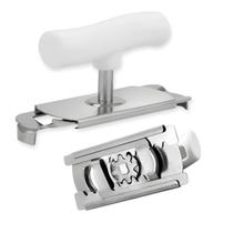 Abridor De Tampas Frascos Potes De Vidro Conservas Compotas Garrafas Inox Ajustável - Uny Home