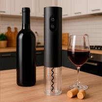 Abridor De Vinho Com Cortador E Abridor Prático