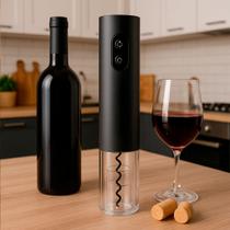 Abridor De Vinho Com Cortador E Abridor Prático