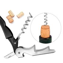 Abridor de Vinho e Garrafa Portátil Compacto e Multifuncional Dobrável Para Casa E Viagem