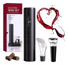 Abridor De Vinho Elétrico Automático Saca Rolhas Premium - Wine set