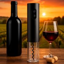 Abridor De Vinho Elétrico Com Abridor E Cortador
