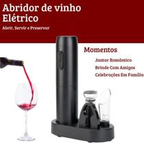 Abridor de Vinho Elétrico Fácil e Seguro Abridor de Vinho Elétrico Fácil e Seguro