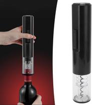 Abridor de Vinho em Inox Saca Rolhas + Decanter + Cortador de Lacre Elétrico Automatico Portatil