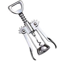 Abridor de Vinho Saca Rolha Aço Inox Abridor de Garrafas Cortador de Bicos Abridor de Vinho Saca Rolha Aço Inox Abridor de Garrafas Cortador de Bicos