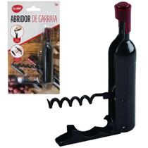 abridor de vinho / saca rolha com ima modelo garrafa 11,5x2cmø na cartela - CLINK abridor de vinho / saca rolha com ima modelo garrafa 11,5x2cmø na cartela - CLINK