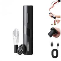 Abridor De Vinho Saca Rolhas Elétrico Usb Premium Abridor De Vinho Saca Rolhas Elétrico Usb Premium
