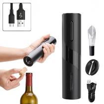 Abridor de vinho saca rolhas elétrico USB premium