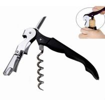 Abridor De Vinho Saca Rolhas Em Aço Inox Dois Estágios