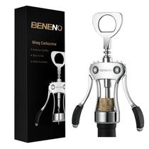 Abridor de vinhos Beneno Zinc Alloy Premium Wing Corkscrew