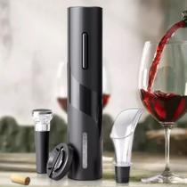Abridor de Vinhos Saca Rolhas Automático Garrafa de Vinho Tinto Profissional Eficaz Sofisticado Elétrico Recarregável Acessório Cozinha Prático Abridor de Vinhos Saca Rolhas Automático Garrafa de Vinho Tinto Profissional Eficaz Sofisticado Elétrico Recarregável Acessório Cozinha Prático