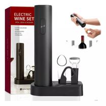 Abridor de Vinhos Saca Rolhas Elétrico Automático Inox - Bonanza