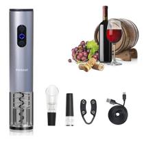 Abridor elétrico de garrafas de vinho Hotool Recarregável Silver