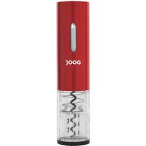 Abridor Elétrico de Vinho Joog JG-EW1 Automático Recarregável Aço Inoxidável Saca-rolhas Prático Portátil Vermelho Cozinha Gourmet