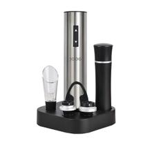 Abridor Elétrico de Vinho Portátil Joog Jg-ew3 Led Prata
