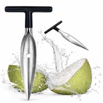 Abridor Furador De Coco Em Aço Inox Profissional Reforçado Abre Fácil Alta Durabilidade Resistente -