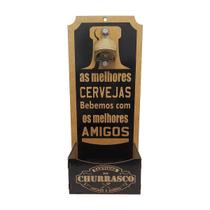 Abridor Garrafa Parede Frase As Melhores Cervejas Mdf Madeira - ATACADÃO DO ARTESANATO MDF