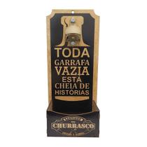 Abridor Garrafa Parede Frase Toda Garrafa Vazia Mdf Madeira Abridor Garrafa Parede Frase Toda Garrafa Vazia Mdf Madeira
