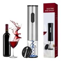 Abridor Garrafa Vinho Elétrico Automático a Pilha Saca Rolha - Click&Compre