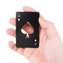 Abridor Garrafas Ás De Espada Luxo Carta Baralho Aço - XM-31397 Abridor Garrafas Ás De Espada Luxo Carta Baralho Aço - XM-31397