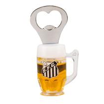Abridor garrafas caneca ímã geladeira 10x5cm - santos Abridor garrafas caneca ímã geladeira 10x5cm - santos