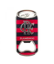 Abridor Garrafas Flamengo em Forma Lata Com Ímã 8.5x4cm