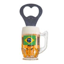 Abridor Garrafas Formato Caneca Ímã Geladeira - Brasil Abridor Garrafas Formato Caneca Ímã Geladeira - Brasil