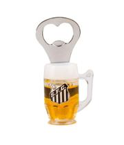 Abridor Garrafas Formato Caneca Ímã Geladeira - Santos