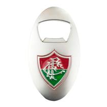 Abridor garrafas prateado com ímã 7.5cm - fluminense