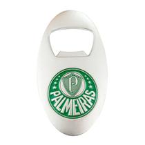 Abridor garrafas prateado com ímã 7.5cm - palmeiras