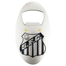 Abridor Garrafas Prateado Com Ímã Santos - Mileno