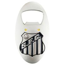 Abridor Garrafas Prateado Com Ímã Santos