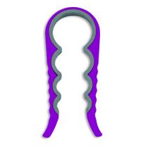 Abridor Multifuncional De Tampas Em Plástico e Silicone 6136 - Roxo Abridor Multifuncional De Tampas Em Plástico e Silicone 6136 - Roxo
