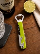 Abridor Multiuso Metal Plástico 14cm - Clink Cor:Verde Abridor Multiuso Metal Plástico 14cm - Clink Cor:Verde