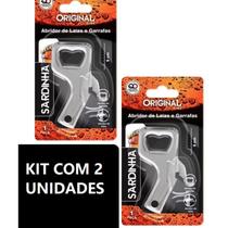 Abridor Sardinha Abridores De Lata E Garrafas 9cm Aço Inox Original