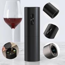 Abridor Vinho Elétrico Automático Saca Rolha Pilha Abridor Vinho Elétrico Automático Saca Rolha Pilha