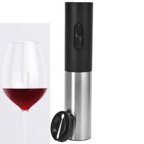 Abridor Vinhos Garrafa Saca Rolhas Eletrico Automatico Inox