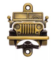 Abridor Vintage Garrafa Em Metal De Parede Relíquia - Jeep