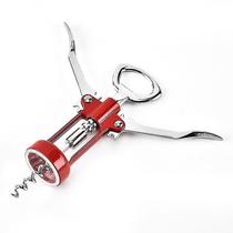 Abridores de garrafas abridor de garrafas de vinho de liga de zinco criativo abridor de vinho automático multifuncional vermelho
