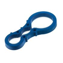 Abridores de latas azul multifuncional prático frasco abridor de latas sortido ferramentas de torção fácil aderência