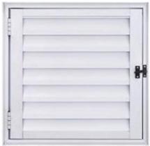 Abrigo 0,60 x 0,60 alumínio branco