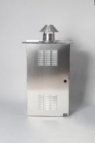 Abrigo aquecedor 75x42x24 aluminio natural