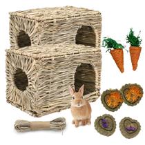Abrigo de animais Kathson Dobrable Seagrass Rabbit House 30x20x20 cm