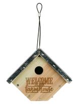 Abrigo de animais Wild Wings WWGH1 Weathered Cedar Wren House